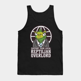 Support Your Local Reptilian Overlord Tank Top